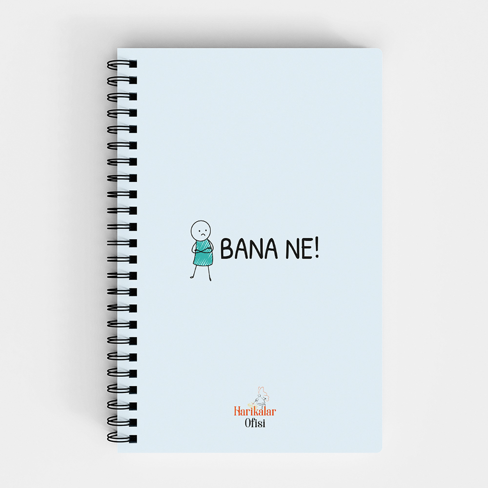 Harikalar Ofisi Bana Ne Temalı 14*19 Çizgili Defter Harikalar Ofisi Bana Ne Temalı 14*19 Çizgili Defter