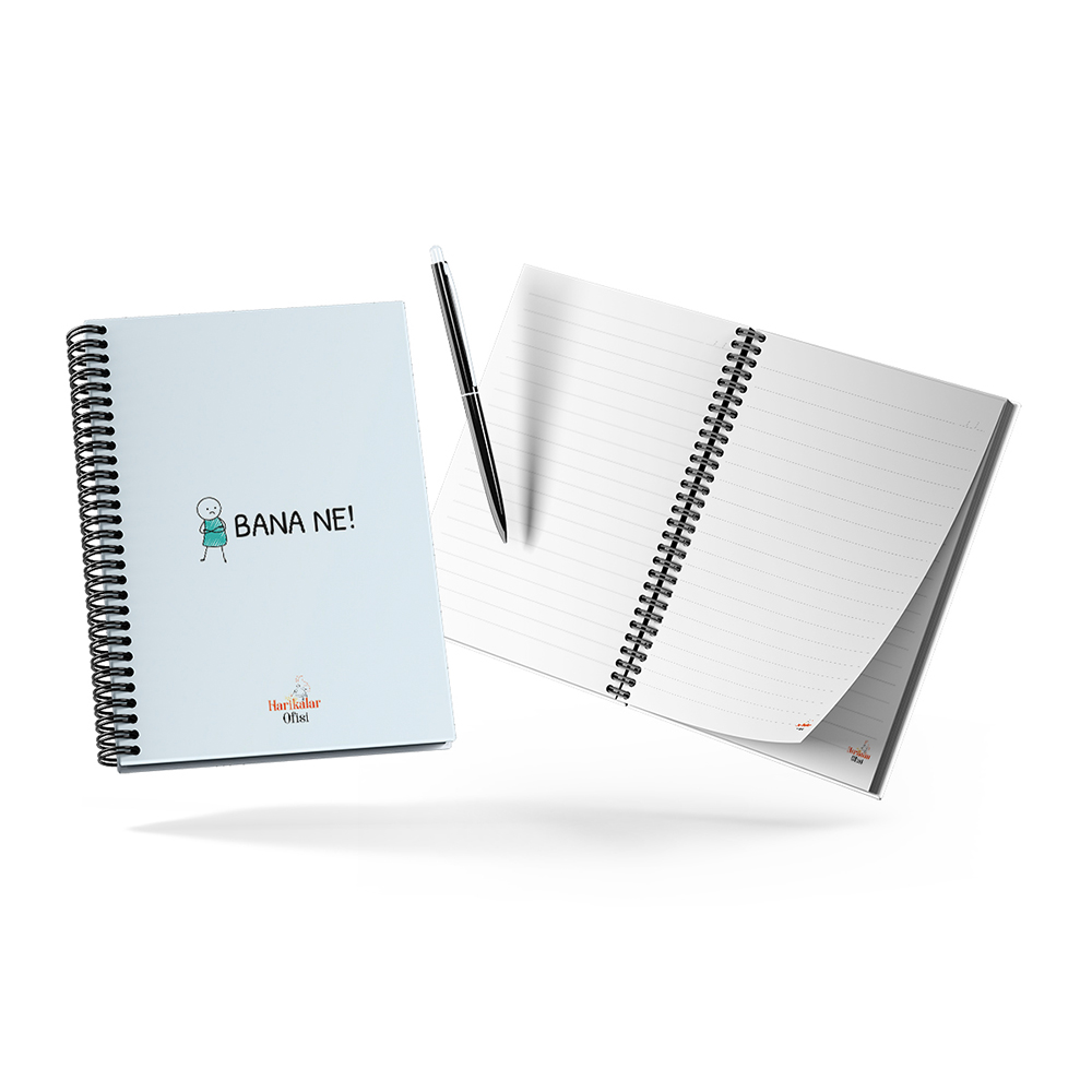 Harikalar Ofisi Bana Ne Temalı 14*19 Çizgili Defter Harikalar Ofisi Bana Ne Temalı 14*19 Çizgili Defter