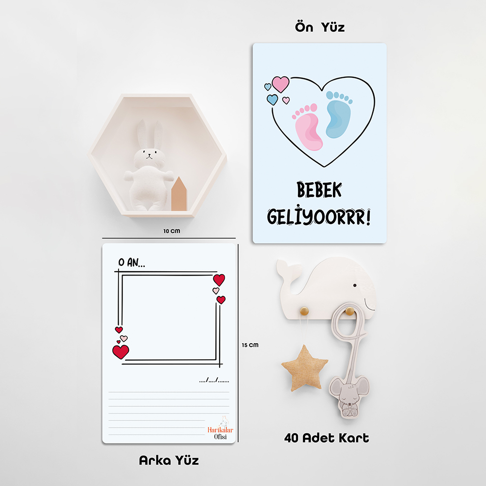 Harikalar Ofisi Hamile Anı Kartları 40'lı Harikalar Ofisi Hamile Anı Kartları 40'lı