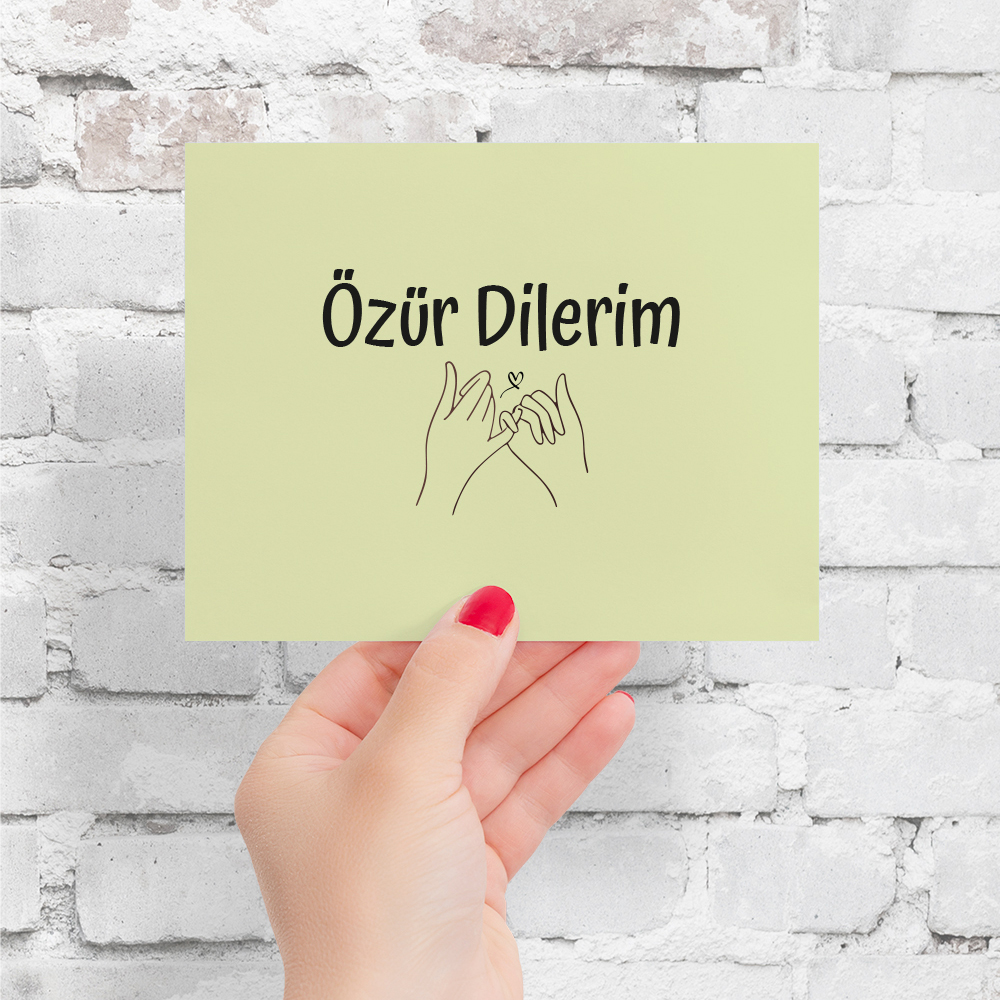 Harikalar Ofisi Özür Dilerim Hediye Kartı Harikalar Ofisi Özür Dilerim Hediye Kartı