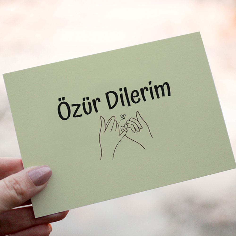 Harikalar Ofisi Özür Dilerim Hediye Kartı Harikalar Ofisi Özür Dilerim Hediye Kartı