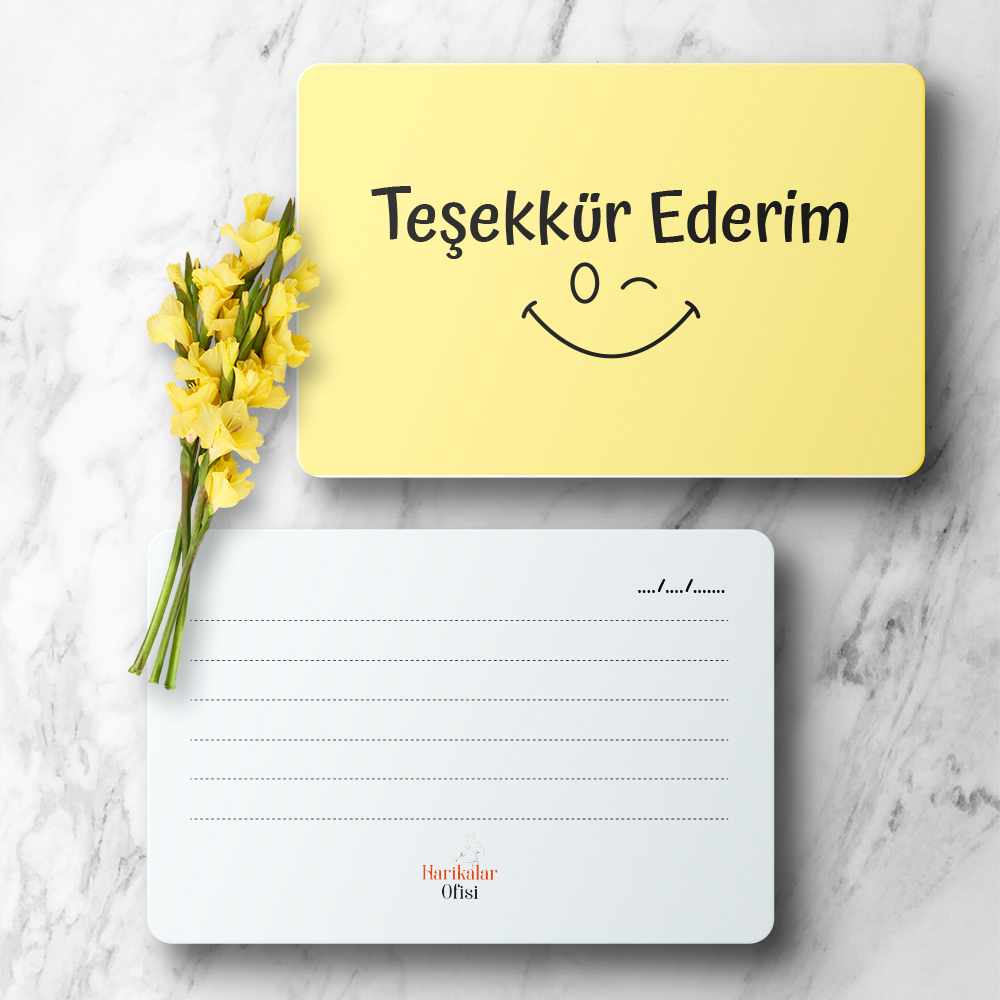 Harikalar Ofisi Teşekkür Ederim Hediye Kartı Harikalar Ofisi Teşekkür Ederim Hediye Kartı