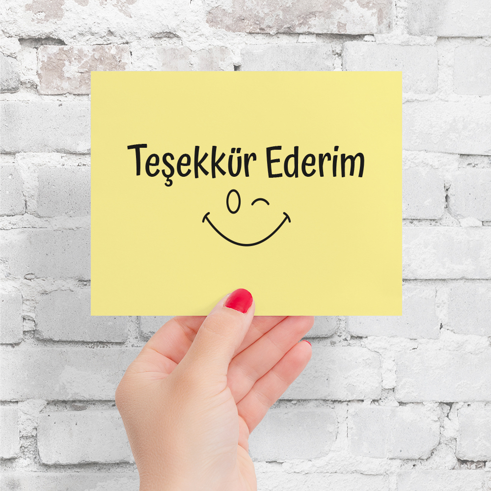 Harikalar Ofisi Teşekkür Ederim Hediye Kartı Harikalar Ofisi Teşekkür Ederim Hediye Kartı