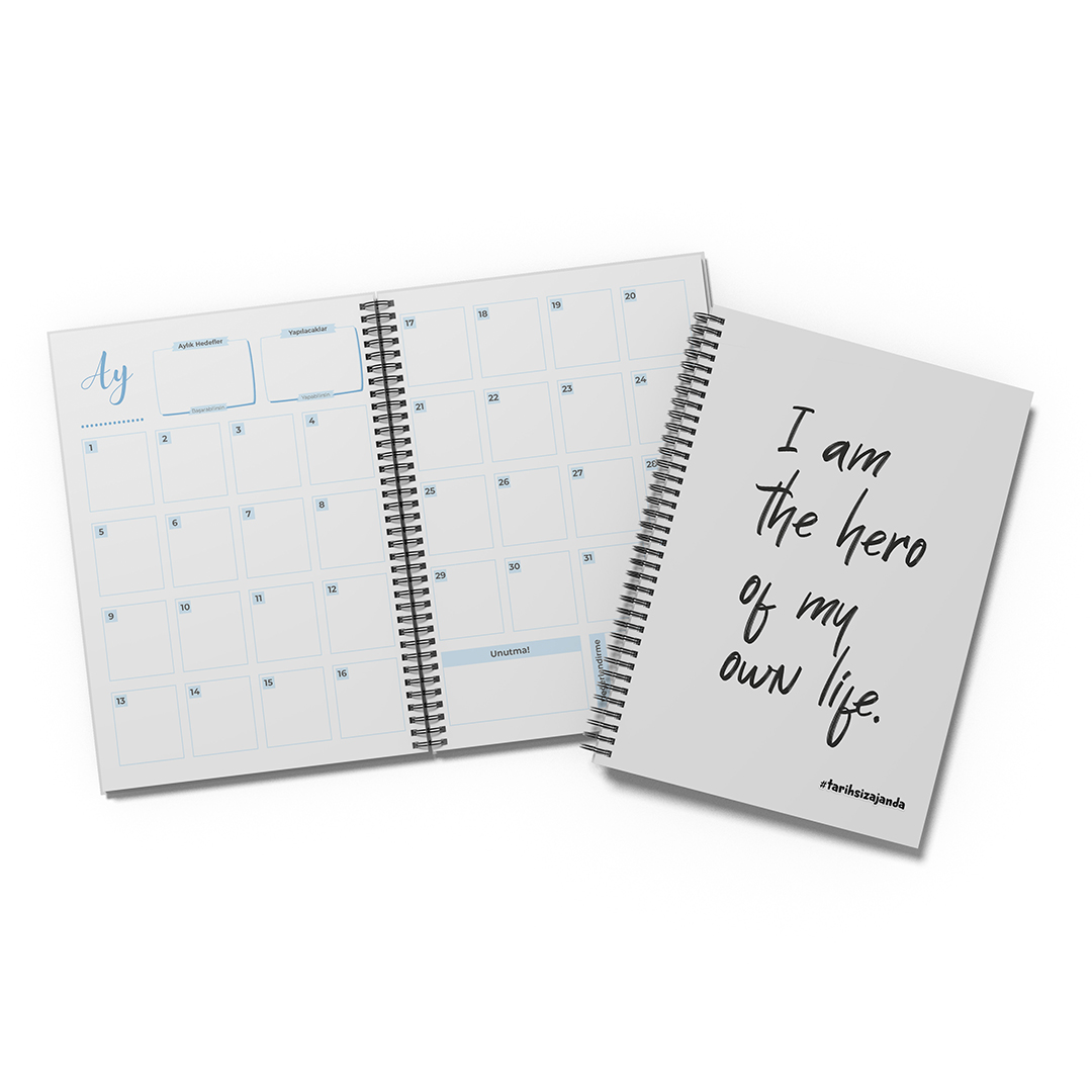 I AM HERO Temalı Sert Kapak A5 Tarihsiz Akademik Ajanda I AM HERO Temalı Sert Kapak A5 Tarihsiz Akademik Ajanda