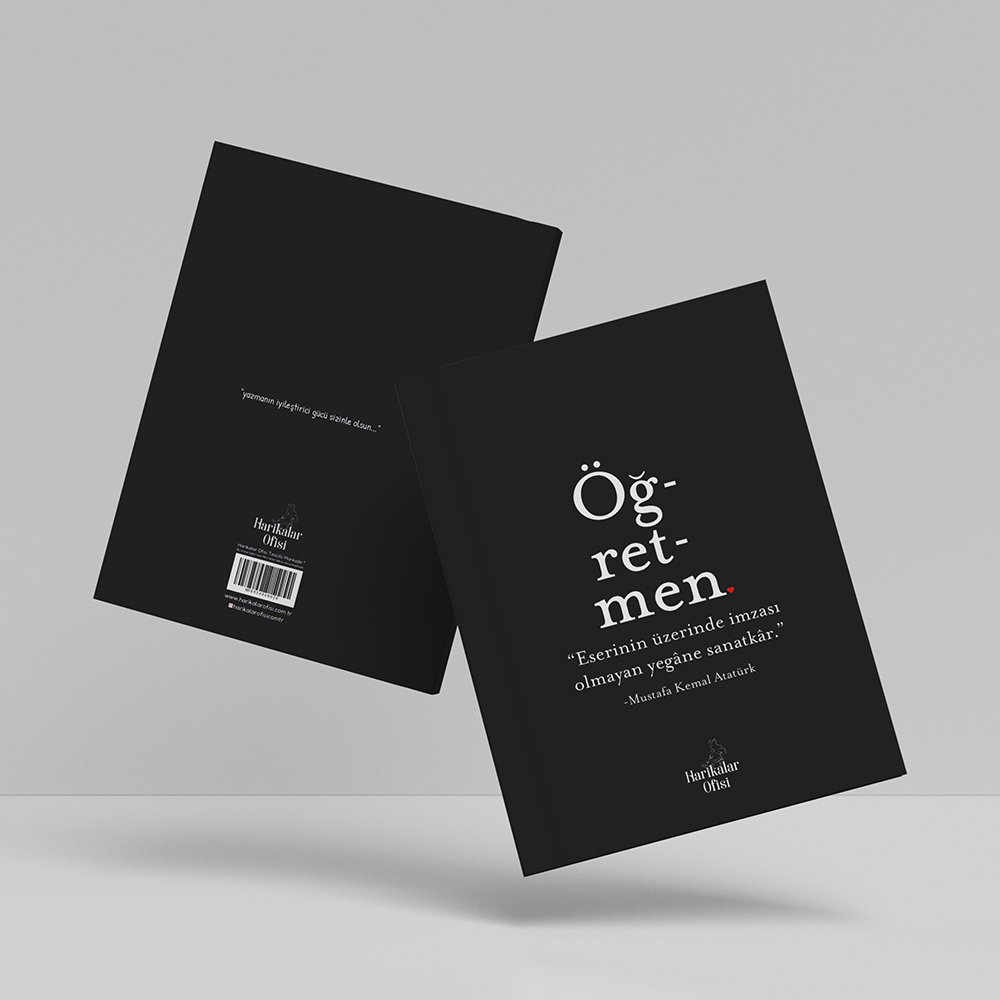 ÖĞ-ret-men Tasarımlı Akademik Öğretmen Ajandası