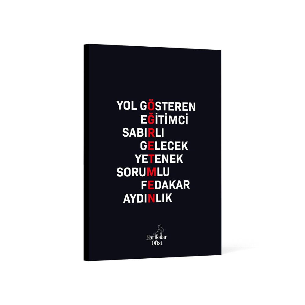 ÖĞRETMEN Tasarımlı Akademik Öğretmen Ajandası
