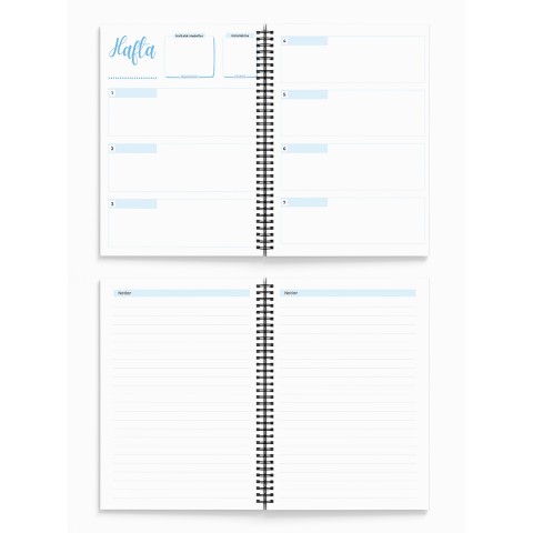 Be Yourself Temalı Sert Kapak A5 Tarihsiz Akademik Ajanda