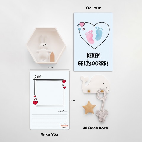 Harikalar Ofisi Hamile Anı Kartları 40'lı Harikalar Ofisi Hamile Anı Kartları 40'lı