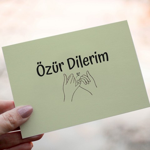 Harikalar Ofisi Özür Dilerim Hediye Kartı