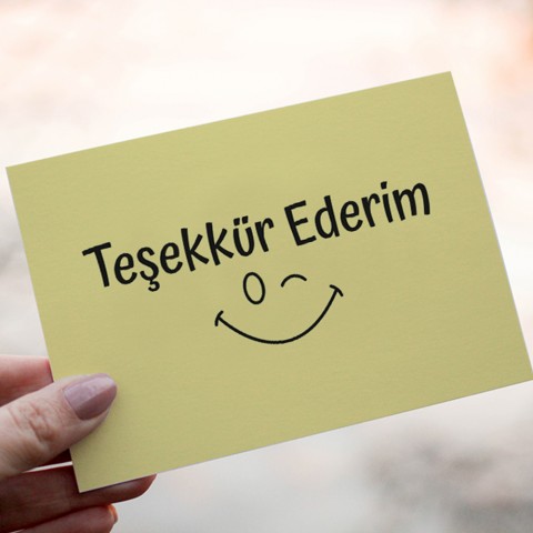 Harikalar Ofisi Teşekkür Ederim Hediye Kartı