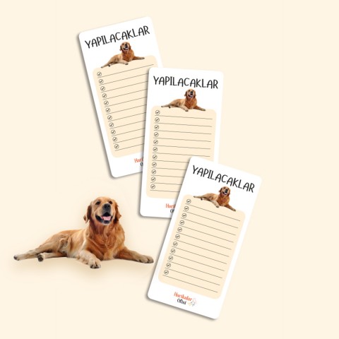 Köpek Tasarımlı 3'lü Planlayıcı Set Köpek Tasarımlı 3'lü Planlayıcı Set