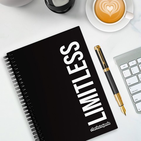 LIMITLESS Temalı Sert Kapak A5 Tarihsiz Akademik Ajanda