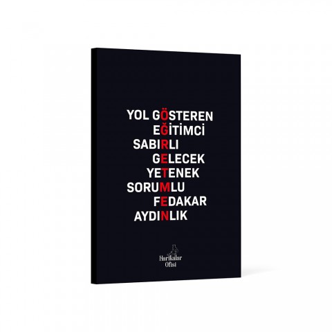 ÖĞRETMEN Tasarımlı Akademik Öğretmen Ajandası
